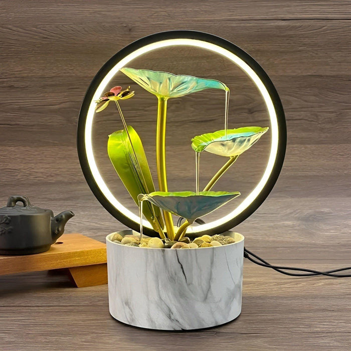 Frendorf | GlowCascade - beruhigende Wasserfall Tischlampe