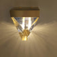Frendorf | Geometrische Kristall Wandleuchte Licht