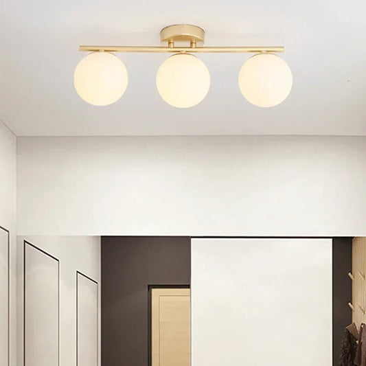 NordLux – LED Deckenlampe aus Glas – Elegante weiße Kugel für jeden Raum