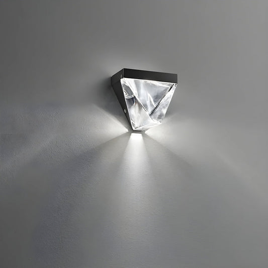 Frendorf | Geometrische Kristall Wandleuchte Licht