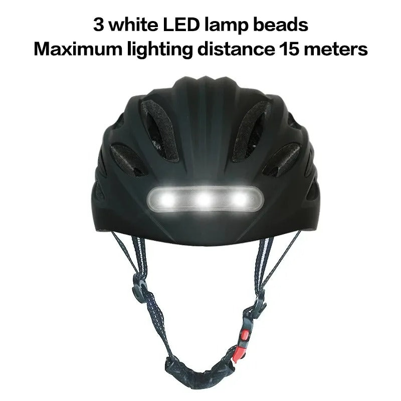 Frendorf | GLOWHELM | Beleuchteter Fahrradhelm | Helm mit Beleuchtung