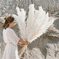 Frendorf | FeatherBloom Pampasgras | Große Federn für luxuriöse Dekoration | Trockenblumen für Zuhause & Events