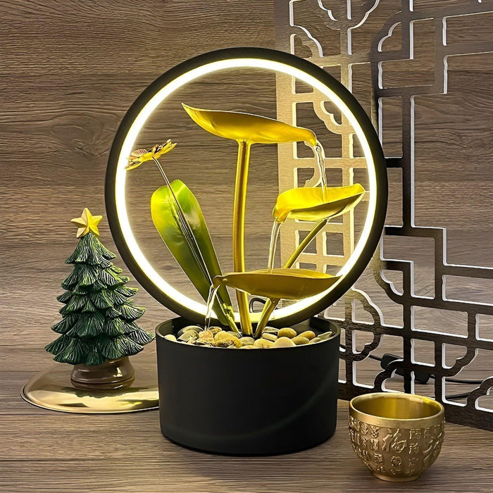 Frendorf | GlowCascade - beruhigende Wasserfall Tischlampe