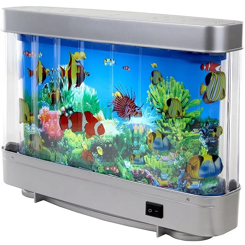 Frendorf | OceanVibe Retro Design Aquarium Lampe | LED Stimmungslicht | Dekorative Beleuchtung