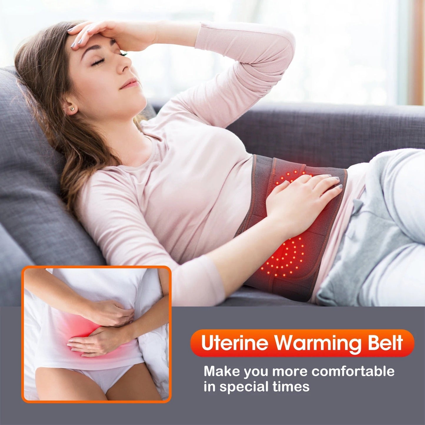 Frendorf | Beheizte Lendenwirbelstütze - Verstellbare Wärmebehandlung zur Schmerzlinderung