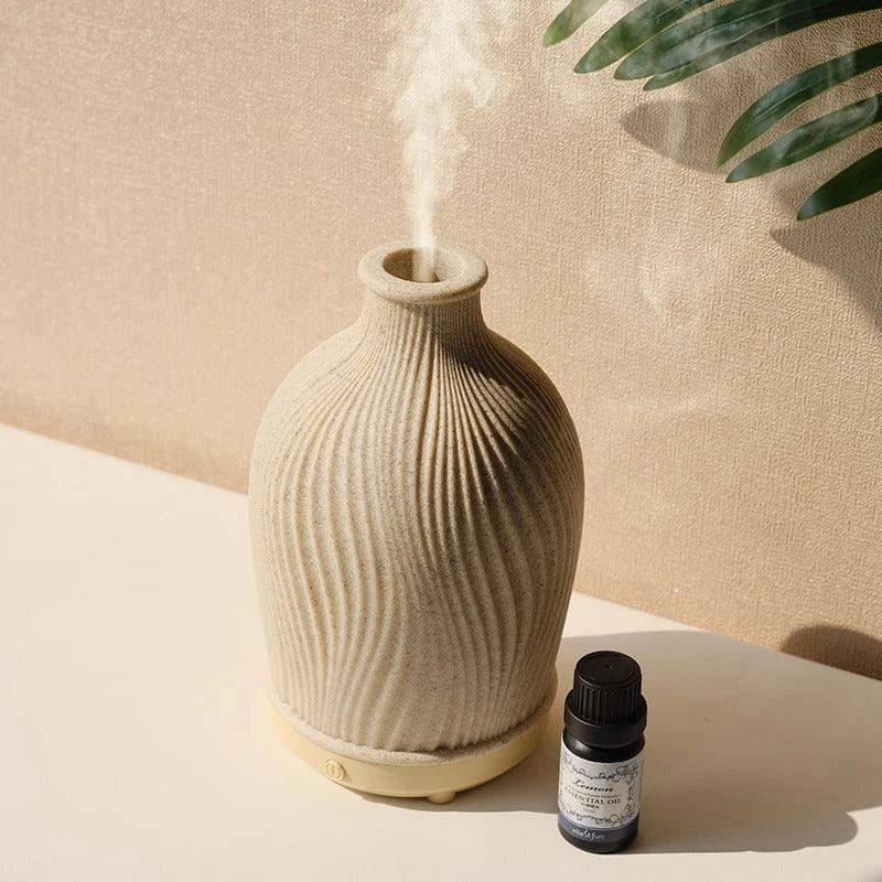 Frendorf | BohoBreeze – Ultraschall Aroma Diffuser & Luftbefeuchter | Bohemian Vasen Design