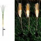Frendorf | SolaraGlow Fiber Reed Solar Außenleuchte | Solar Gartenlampe | Wetterfest | Dekorativ & Energiesparend