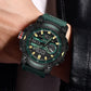 Frendorf | FoxBox: Robuste wasserdichte Chronograph Dual-Display-Uhr stoßfest