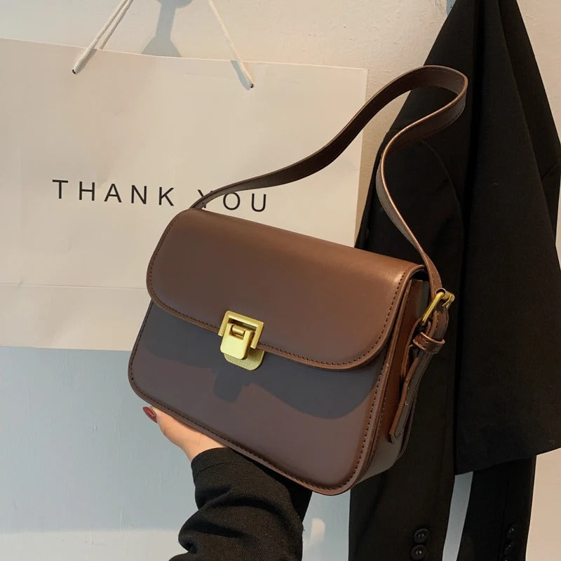 Frendorf | Ellieza – Elegante Leder Schultertasche für Damen