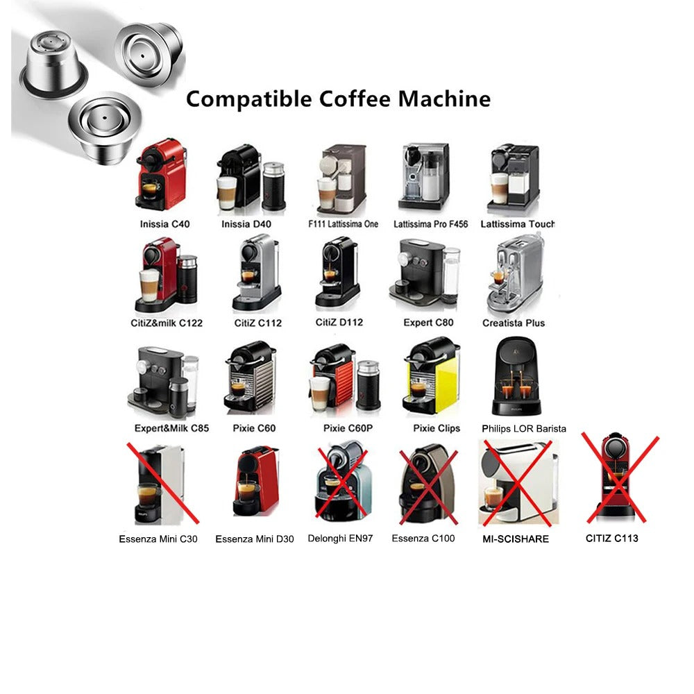 Wiederverwendbare Nespresso-Kapseln