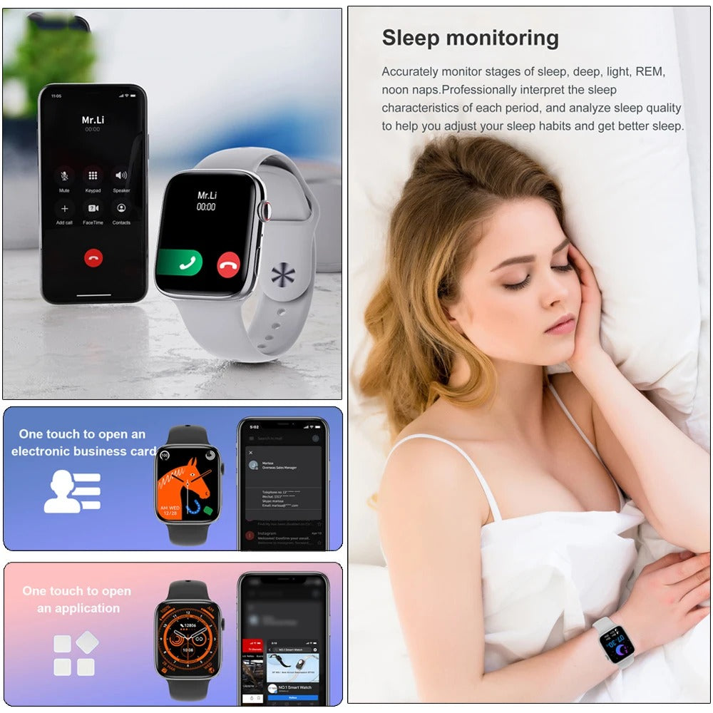 Frendorf | ProGear Serie 5 Smartwatch – Preiswert, Premium-Funktionen, Telefonkompatibilität, Schlank & Langlebig