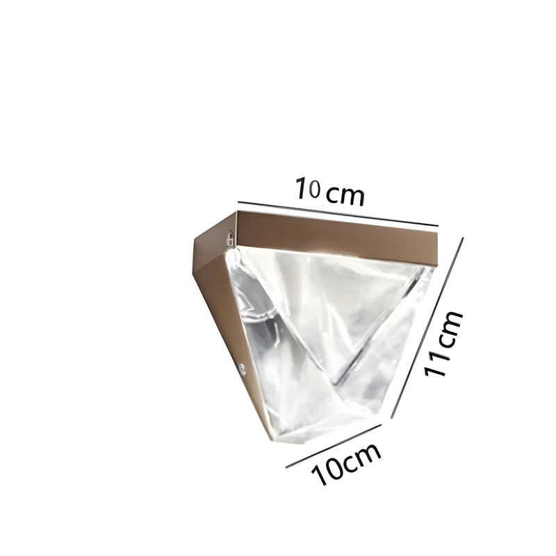 Frendorf | Geometrische Kristall Wandleuchte Licht