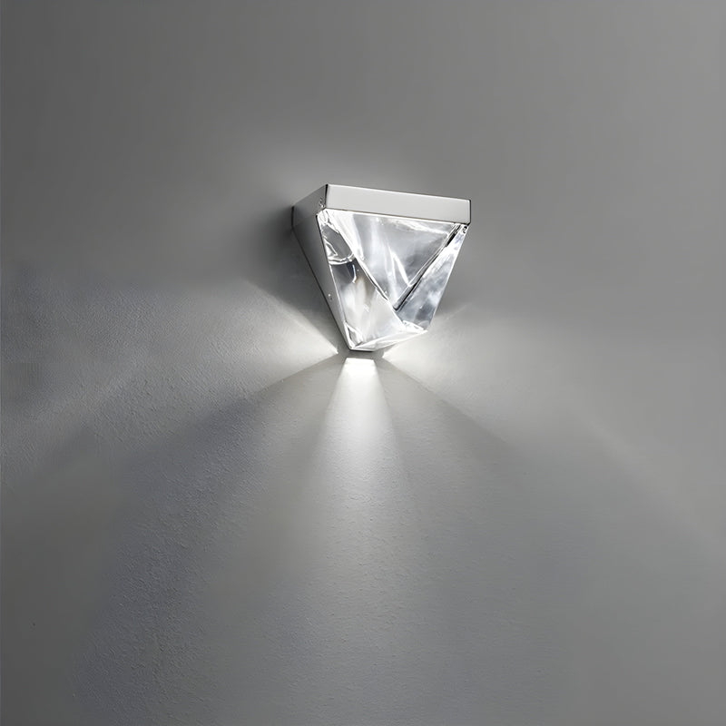 Frendorf | Geometrische Kristall Wandleuchte Licht