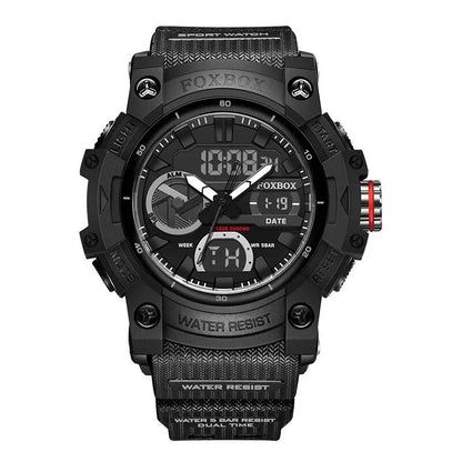 Frendorf | FoxBox: Robuste wasserdichte Chronograph Dual-Display-Uhr stoßfest