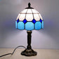 Frendorf | BaroqueGlow LED Tischlampe im Tiffany-Stil | Vintage Barock Design | Dekorative Leselampe