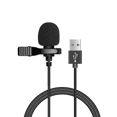Frendorf | 3,5 mm Klinkenstecker oder USB Verkabeltes Mini Mikrofon - Professionelles Mikrofon für Laptops und Konferenzen