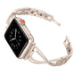 Frendorf | LuxeTwist Diamond Edelstahlband für Apple Watch Series 10 9 Ultra 1 2 – Damen Elegante Armbanduhr