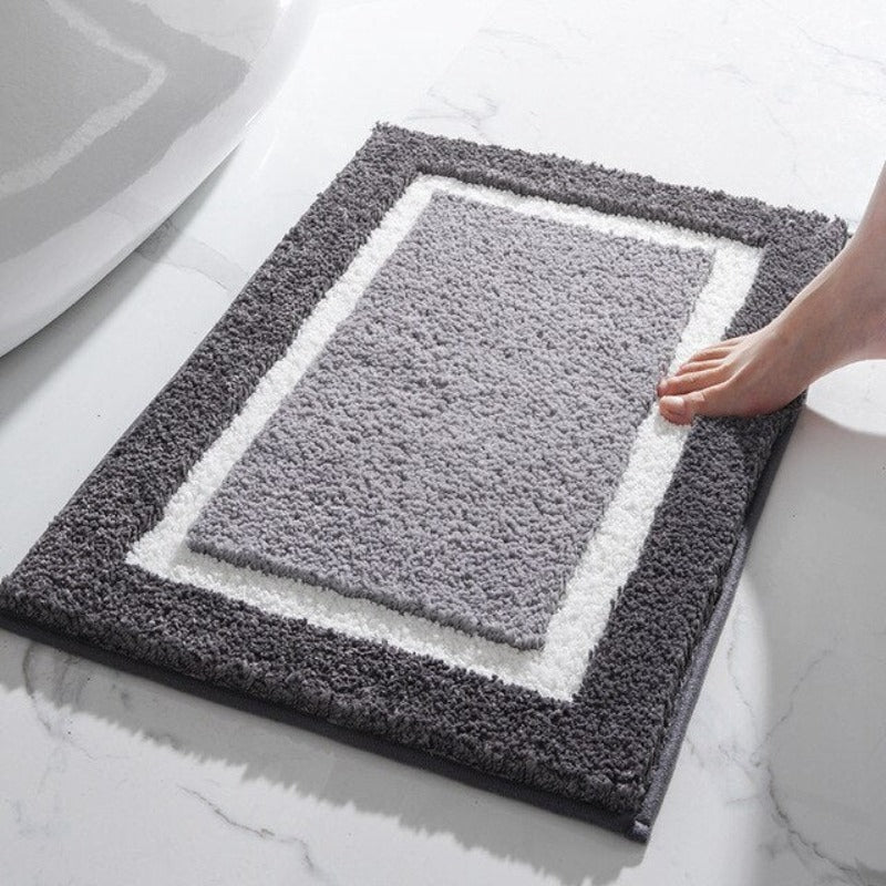 Frendorf | SoftStep elegante Badezimmermatte - Komfort und Stil