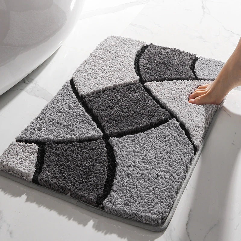 Frendorf | SoftStep elegante Badezimmermatte - Komfort und Stil