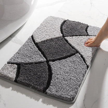 Frendorf | SoftStep elegante Badezimmermatte - Komfort und Stil