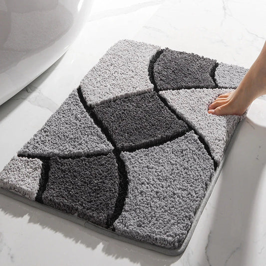 Frendorf | SoftStep elegante Badezimmermatte - Komfort und Stil