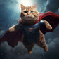 Frendorf | Hübsche Superman Katze Wandkunst