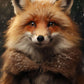 Frendorf | Frohe Winterfuchs Wandkunst
