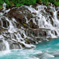Frendorf | Hraunfossar Wasserfall in Island Wandkunst