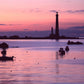 Frendorf | Leuchtturm bei Sonnenuntergang Ile Vierge Finistere Wandkunst