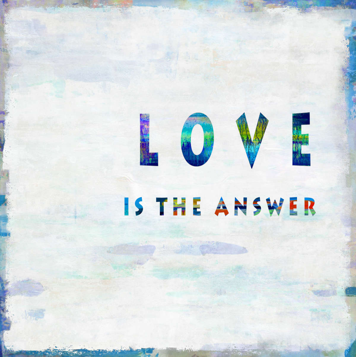Frendorf | Love Is The Answer In Color Wandkunst