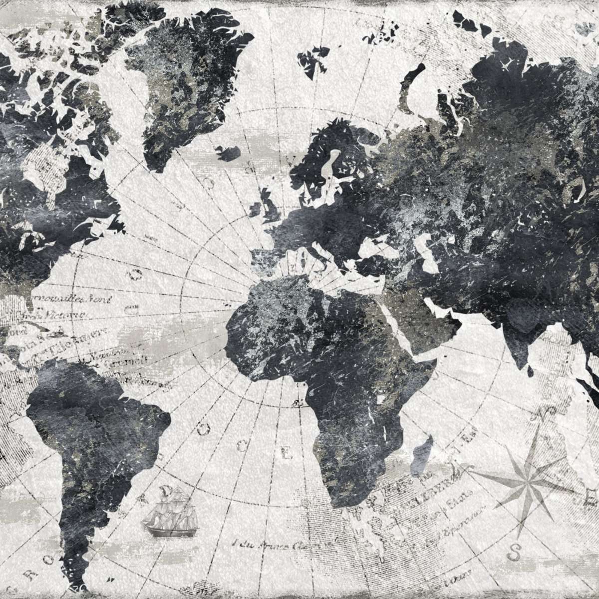 Frendorf | Modern Atlas Wandkunst