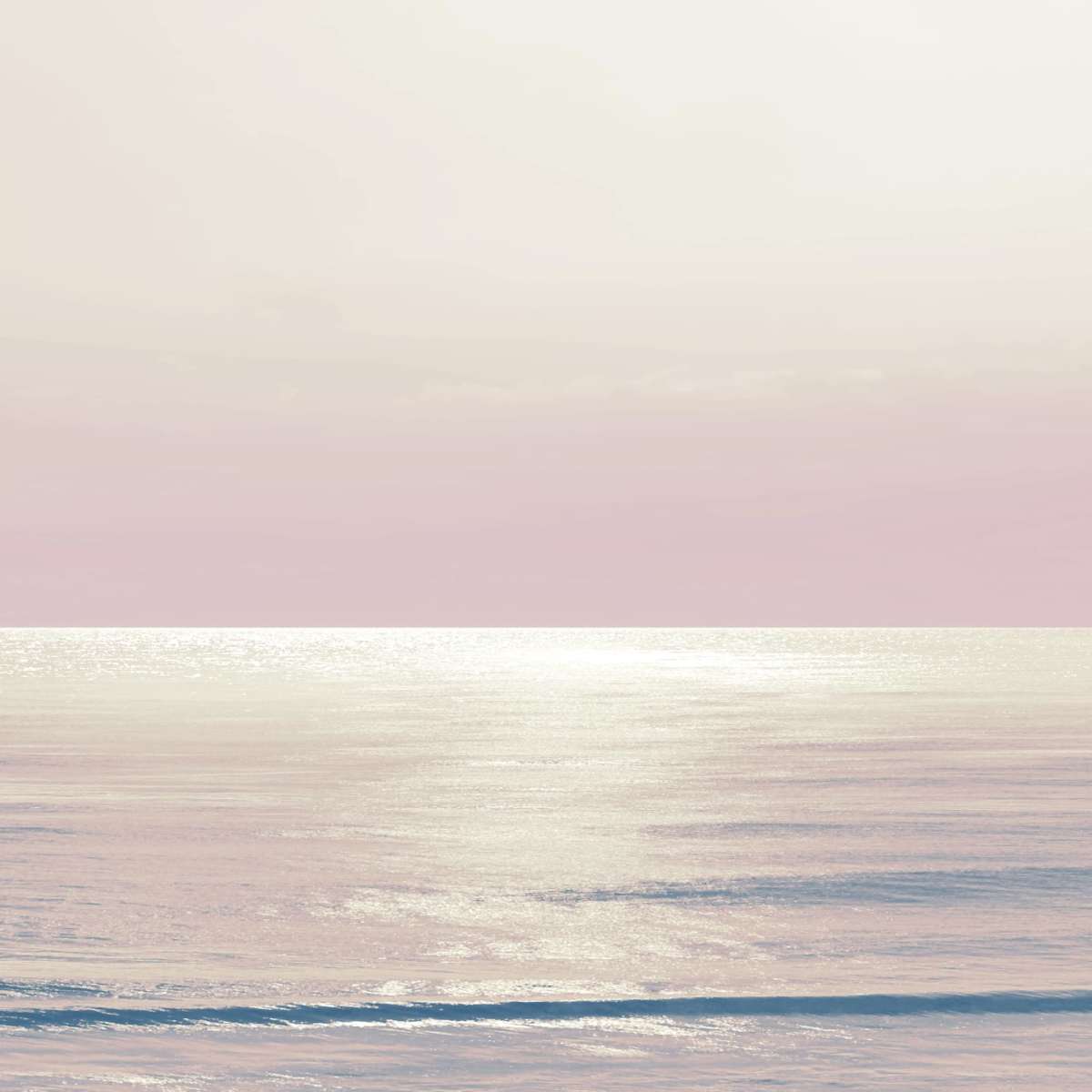 Frendorf | Mondlicht Ozean Pink Rouge I Wandkunst