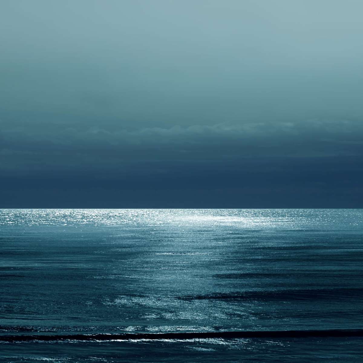 Frendorf | Moonlit Ocean Teal I Wandkunst