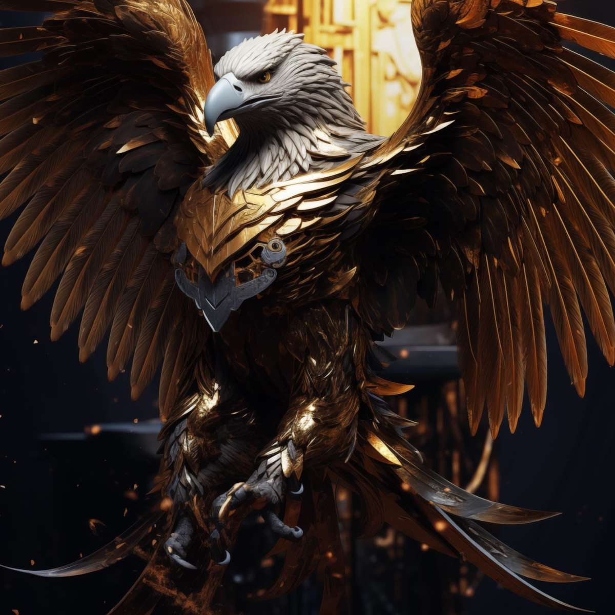 Frendorf | Mächtige Adler Wandkunst