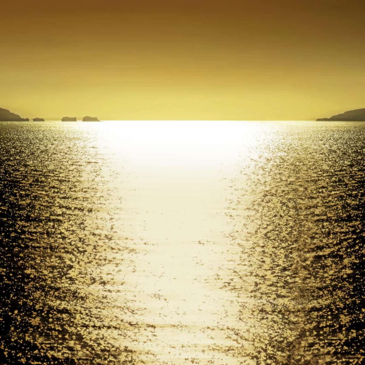 Frendorf | Sonnenlicht Reflexion - Goldene Wandkunst
