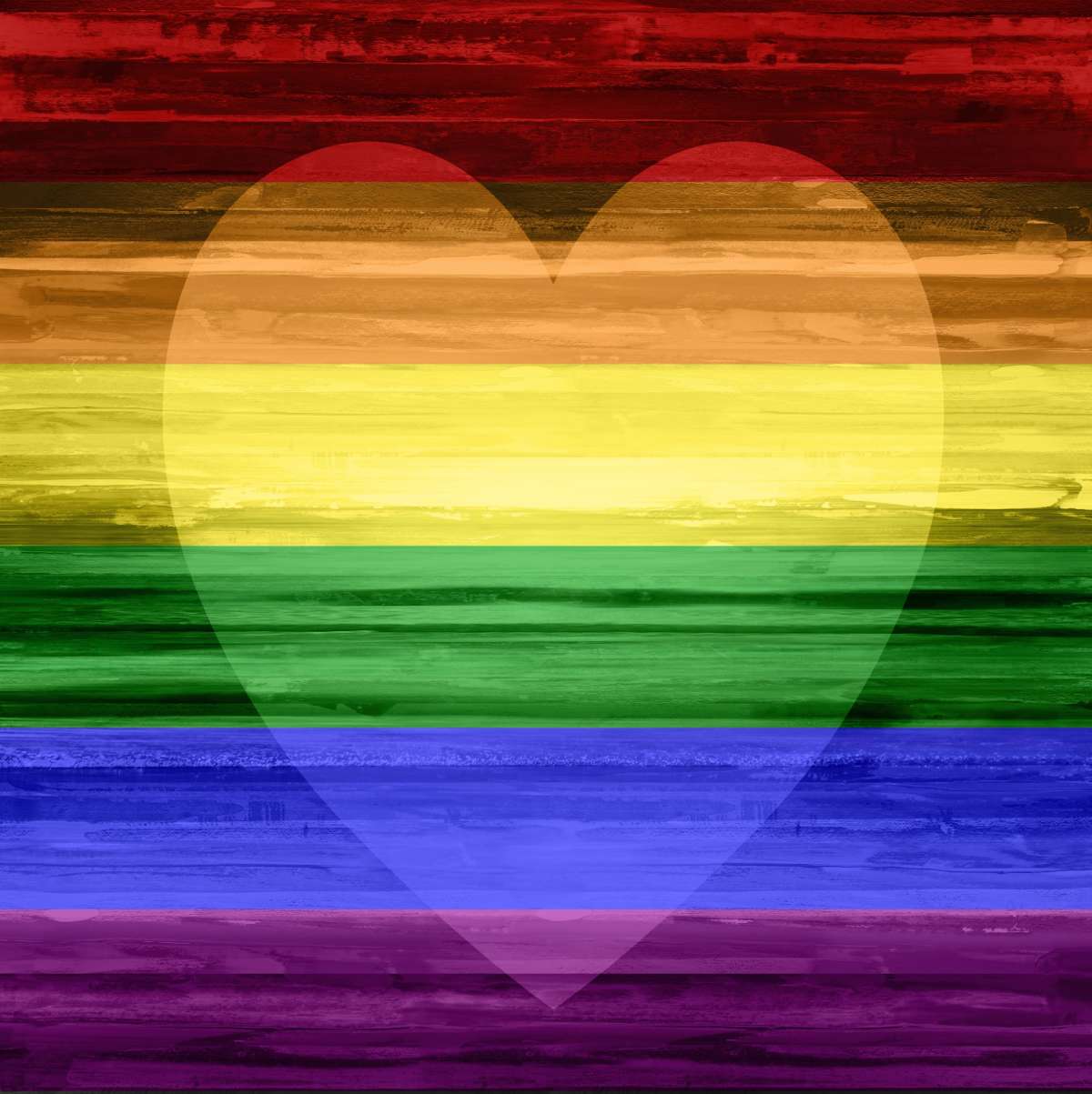 Frendorf | Die Regenbogenherz Wandkunst