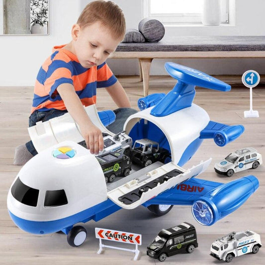 Frendorf | Große Flugzeug-Fahrzeug-Spielsets | Polizei-, Bau- oder Feuerwehrspielzeug