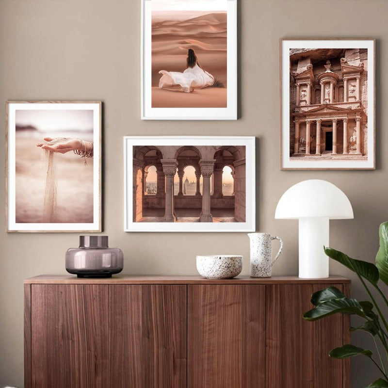 Maroccan Desert & Architecture - Canvas Wall Art Print