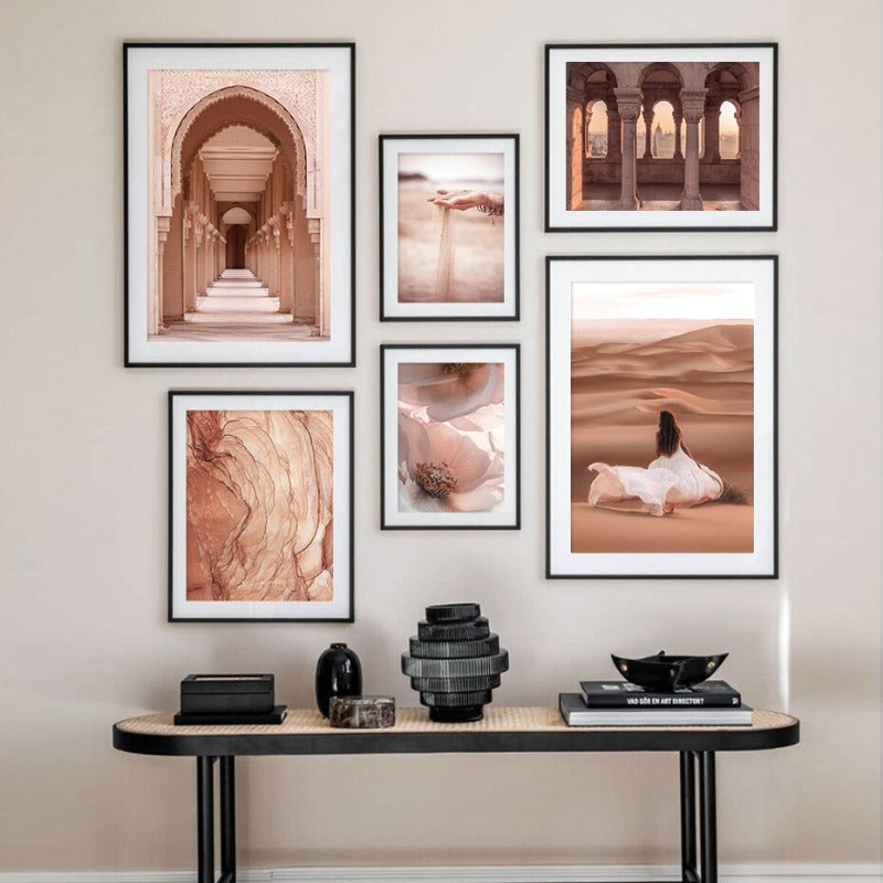 Maroccan Desert & Architecture - Canvas Wall Art Print