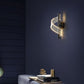 Luxus Glas Wandlampe mit Kerzenhalter