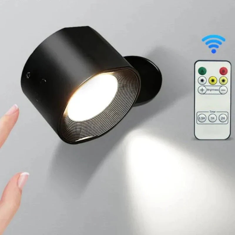 Frendorf | InstaBeam 360° Kabellose Wandleuchte | Wiederaufladbar | Flexibles LED Licht für Zuhause & Büro