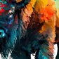 Frendorf | Majestätische Bison Aquarell Wandkunst