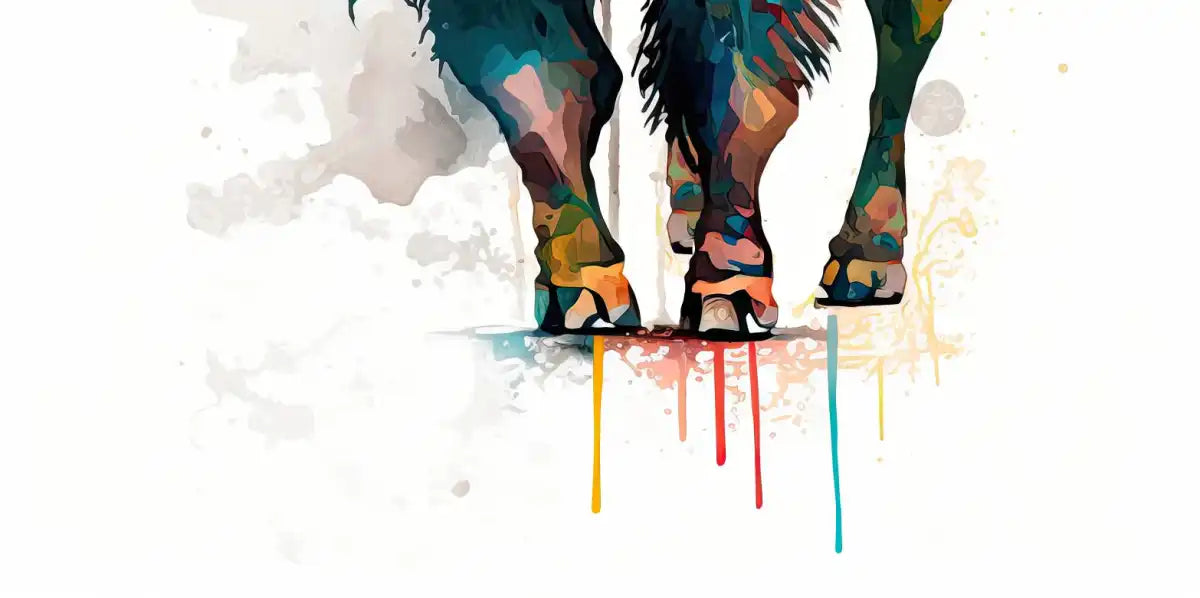 Frendorf | Majestätische Bison Aquarell Wandkunst