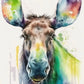Frendorf | Majestätische Elch Aquarell Wandkunst