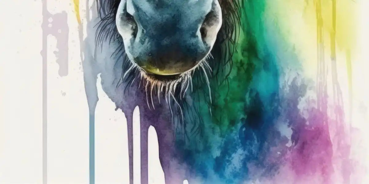 Frendorf | Majestätische Elch Aquarell Wandkunst