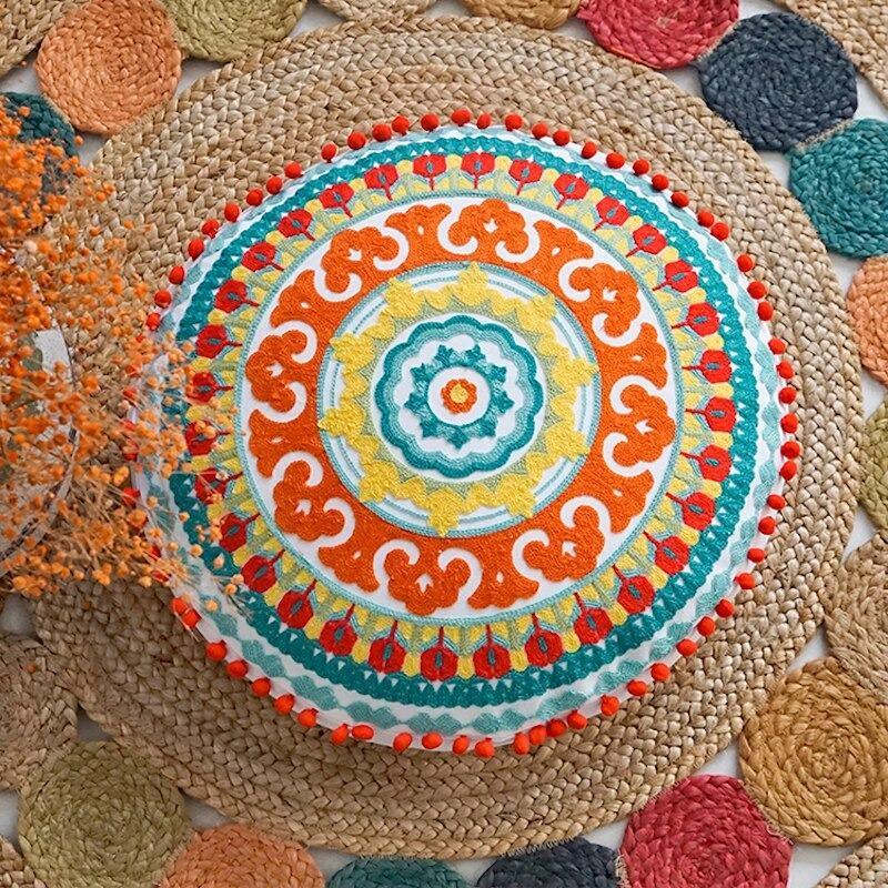 Frendorf | Zenify Glow Mandala Kissenbezug | Boho Deko | Weich & Pflegeleicht | Perfekt für Zuhause