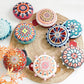 Frendorf | Zenify Glow Mandala Kissenbezug | Boho Deko | Weich & Pflegeleicht | Perfekt für Zuhause