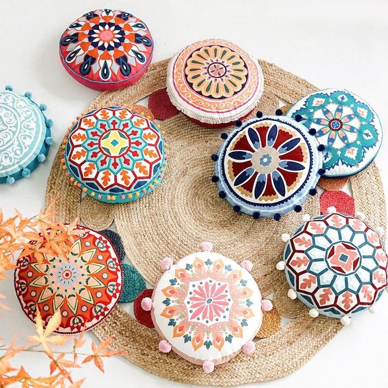 Frendorf | Zenify Glow Mandala Kissenbezug | Boho Deko | Weich & Pflegeleicht | Perfekt für Zuhause