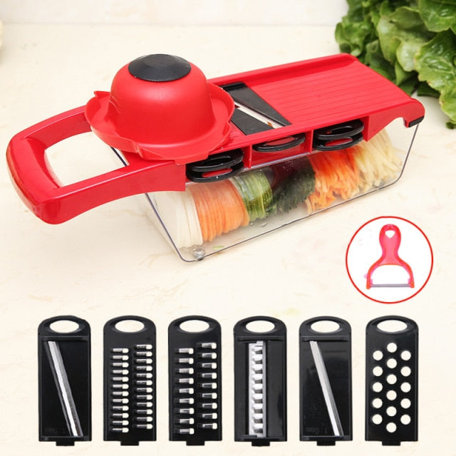 Frendorf | Mandoline Cutter Slicer Professioneller Reibe Mit Verstellbaren Klingen