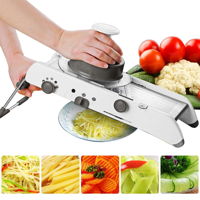 Frendorf | Mandoline Cutter Slicer Professioneller Reibe Mit Verstellbaren Klingen
